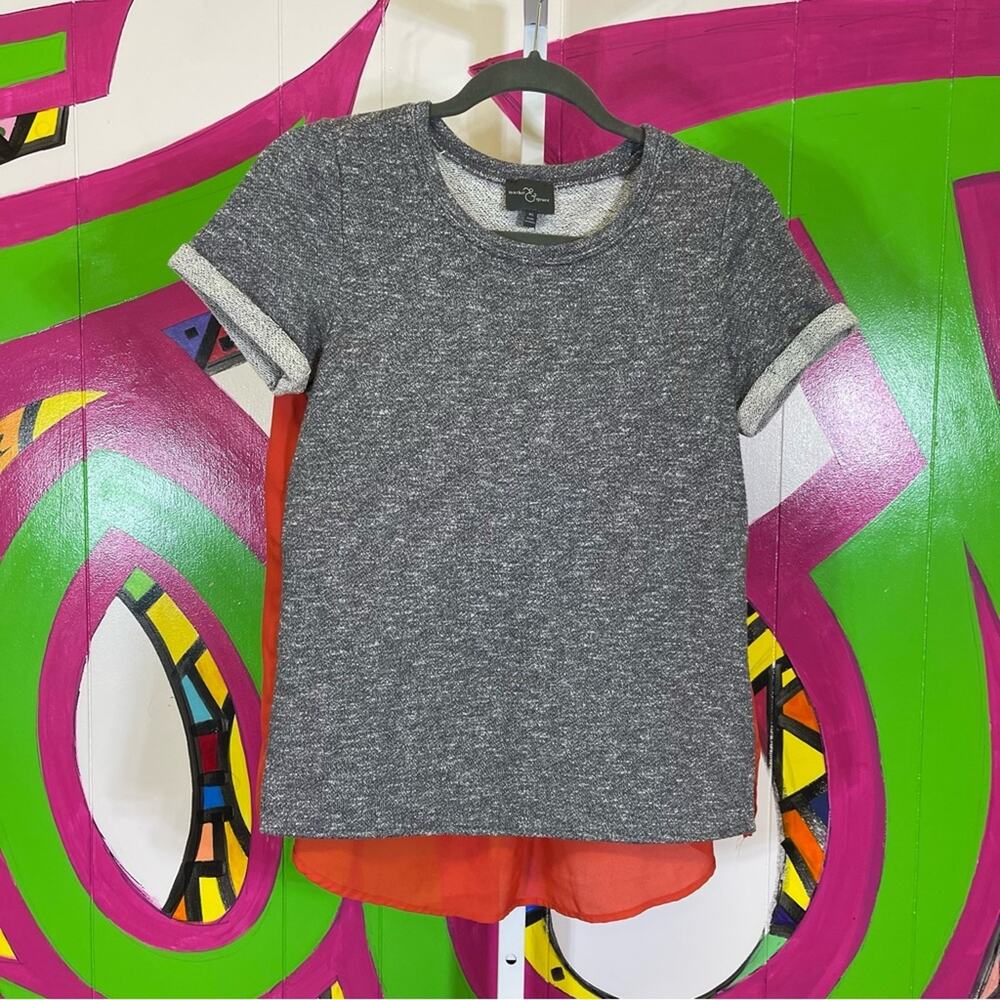 Market & Spruce, Blouse, Sheer Orange back. Size XS. In excellent condition!